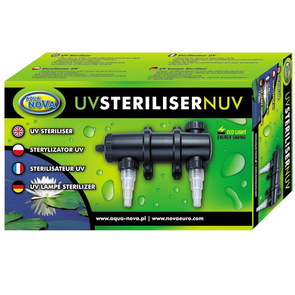 AQUA NOVA lampa UV sterylizator na glony UV-C 9W + gratisy